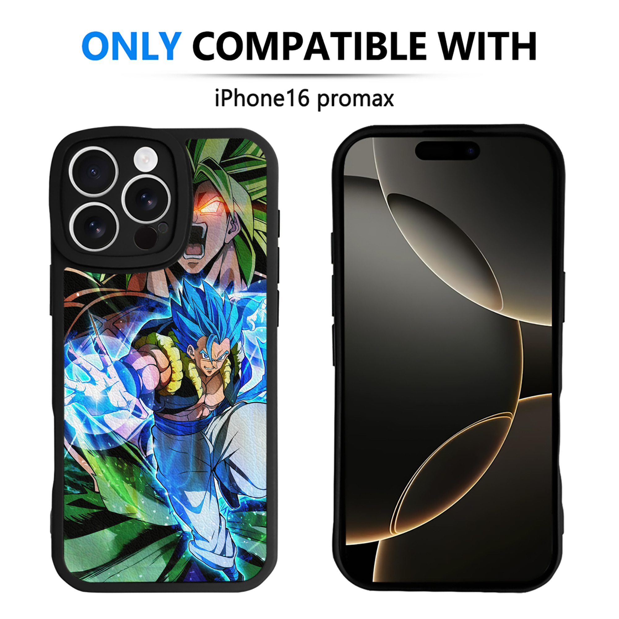 （画像用） ドラゴンボール DRAGON BALL 【iPhone 16シリーズ対応】シリコンスマホケース（レザー調） 材質：シリコン